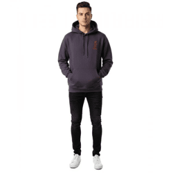 kuscheliger ON THAT ASS Zack Herren Hoody Kapuzen-Pullover Baumwoll-Sweater mit Kängurutasche Fleece gefüttert Hoodie Lila