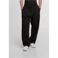 bequeme DEF Herren Jogginghose aus Baumwolle Freizeit-Hose Chill-Hose Schwarz