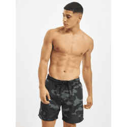 bequeme Urban Classics Herren Shorts Kordelzug Reißverschluss 106 g/m² Camouflage