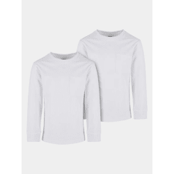 bequemes Urban Classics Unisex Sweatshirt Taschen Oversize 220 g/m² mit Baumwolle Weiß