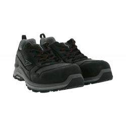 GARSPORT Kele Low S3 Men's & Women's Safety Shoes with Michelin Arrow HRO Rubber Sole Work Shoes GDS1090018 0003 Black