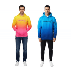 Formula E Herren Kapuzen-Pullover Hoodie Sweat-Pullover Baumwoll-Pullover Langarm-Shirt 701223586 Gelb/Rosa oder Blau