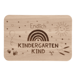 Frühstücksbrettchen Kindergarten