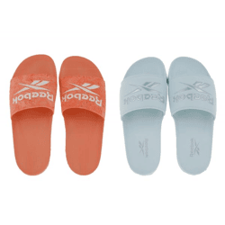 Reebok FULGERE und CLASSIC Sommer-Sandalen Badelatschen mit Logo-Aufdruck Rosa oder Hellblau