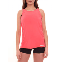 Bench Women's Tank Top, Sleeveless Sports Shirt with Cutout on the Back, Running Shirt PK11423 11423 Neon Orange
