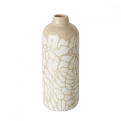 Boltze Tysko Vase, Beige, 18 cm