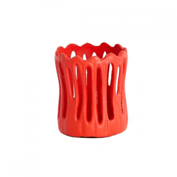 Light & Living Tivoli Tealight Holder, Red, 10 cm