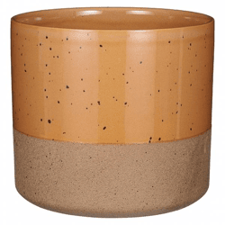 Mica bloempot Lago bruin 20,5 cm