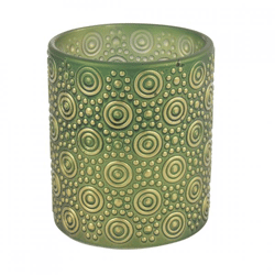 Countryfield tea light holder Hailey M green 10 cm