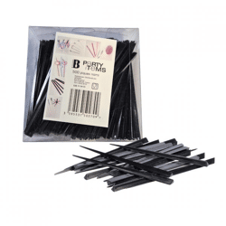 Cocktailstäbchen Kunststoff schwarz 500 Stück