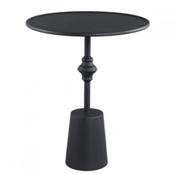 PTMD Beistelltisch Dinja Metall schwarz 60 cm