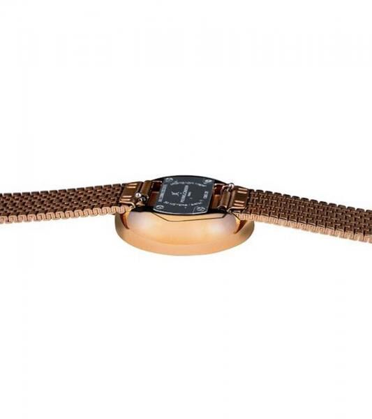 Pierre Cardin Damen Armband-Uhr zeitloses Ziffernblatt analoge Quarz-Uhr mit Edelstahl-Armband 3ATM 32mm CCMA.0017 Rose-Gold/Wei&szlig;