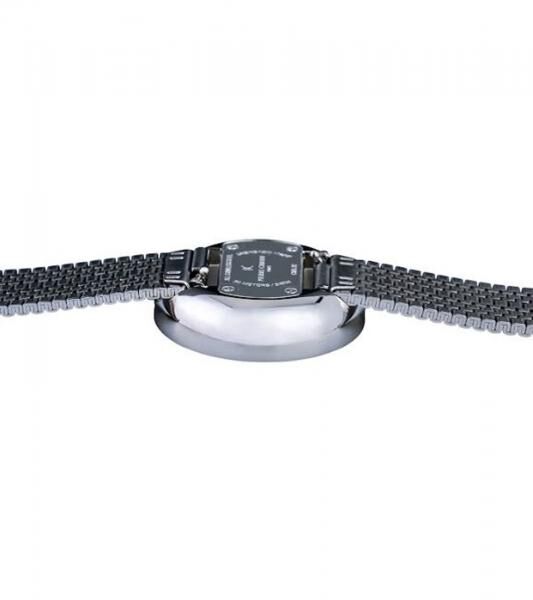 Pierre Cardin Damen Armband-Uhr zeitloses Ziffernblatt analoge Quarz-Uhr mit Edelstahl-Armband 3ATM 32mm CMA.0008 Silber/Schwarz