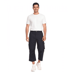 NORTHERN COUNTRY Bundhose Herren Sommer-Arbeitshose Cordura-Verstärkt Berufsbekleidung Heimwerker-Hose 7/8 Hose 78296434 Schwarz