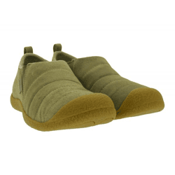 Warme KEEN Howser Harvest Herren Slipper mit Eco Anti-Odor-Technologie Echtleder-Schuhe 1026406 Beige