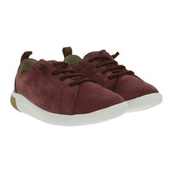 Bequeme KEEN Knx Lace Fig/Star Kinder Barfußschuhe mit Eco Anti-Odor-Technologie Echtleder-Schuhe Freizeit-Schuhe 1031145 Violett