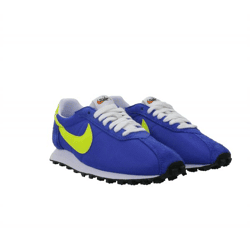 NIKE LD-1000 Damen Low-Top-Sneaker Retro Turnschuhe mit Echtleder Lauf-Schuhe FQ9079 400 Blau/Gelb