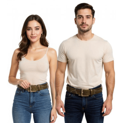 The Texas Chainsaw Massacre Gürtel für Damen oder Herren stylischer Leder-Gürtel Freizeit-Gürtel 116.5cm BT104741TCM4 Braun