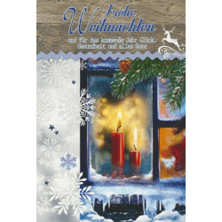 Weihnachtskarten - 100 Stück - 8 Motive