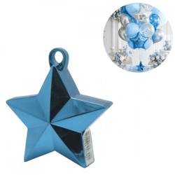 Balloon weight Star blue 10 cm