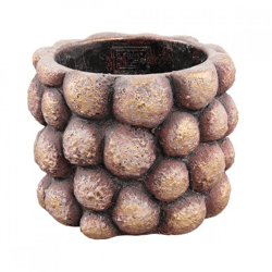 PTMD Gen M Flower Pot, Brown, 17 cm