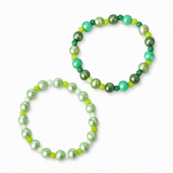 Boltze armband kralen groen 2 assorti