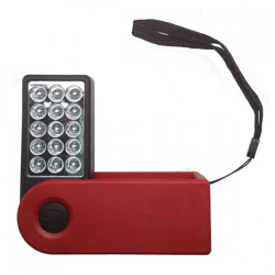 FX 15-LED Battery-Powered Flashlight, Red, 20 cm