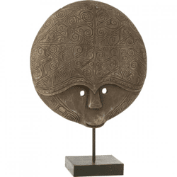 J-Line Bildmaske „Julien“ aus Holz, 65 cm
