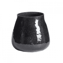 Light & Living Teelichthalter Legoli Glitzer schwarz 9 cm