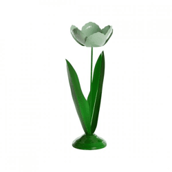 Light & Living tea light holder Alfori green mint green 35 cm