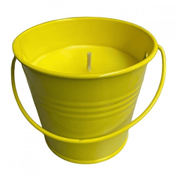 Scented candle in bucket citronella 8 x 7 cm