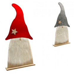 Christmas Gnome, Felt, 55 cm, 2 assorted