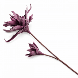 Schaumstoff-Kunstblume Lisa bordeaux 85 cm