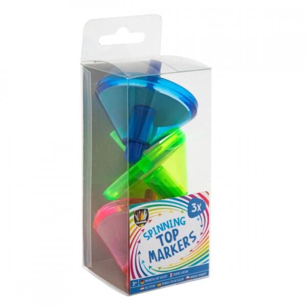 Kreisel Marker Zappelphilipp 6,5 cm 3er Set