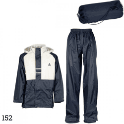 Ralka Regenanzug Kinder 43SF dunkelblau/weiß Größe 152