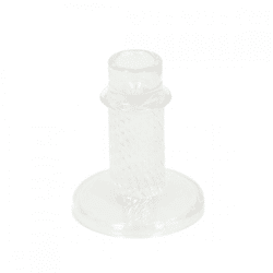 Housevitamin candlestick Twist iridescent glass 10 cm