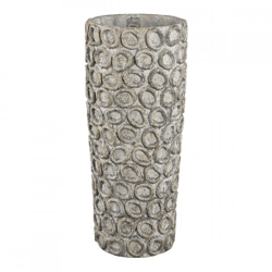 PTMD Zementtopf mit Kreisen Ginte L 55 cm