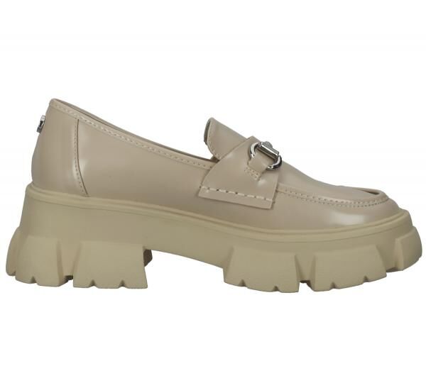STEVE MADDEN Trifecta Plateau-Schuhe Retro Loafer Halbschuhe SM11001855-02002-166 Beige