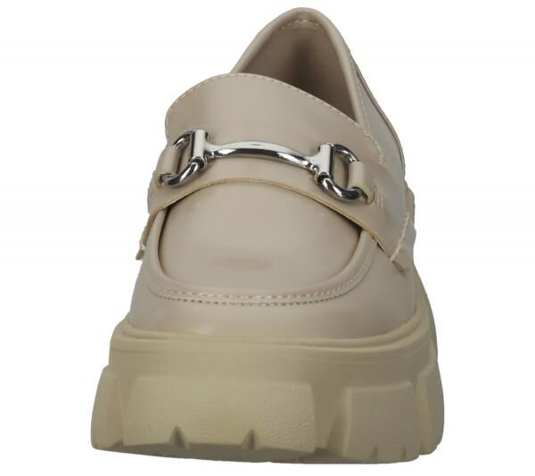 STEVE MADDEN Trifecta Plateau-Schuhe Retro Loafer Halbschuhe SM11001855-02002-166 Beige
