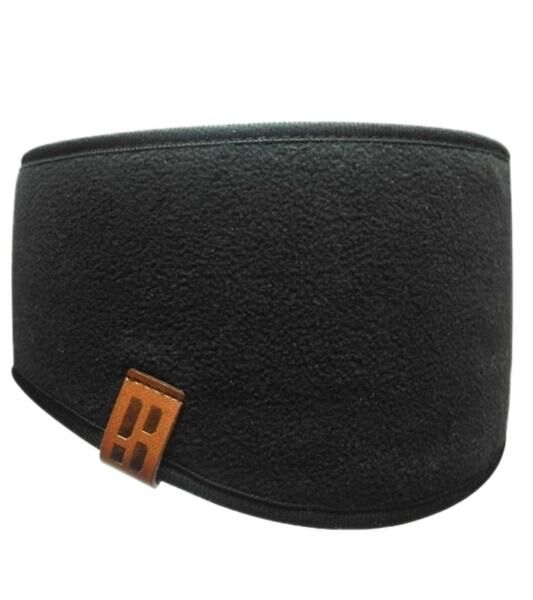 POEDERBAAS Stirnband aus Fleece Sport-Zubeh&ouml;r Sport-Ausr&uuml;stung HB01 Schwarz