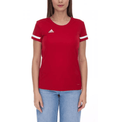 adidas Team 19 Women's Training Shirt with Climacool Technology Sports Shirt DX7248 Red