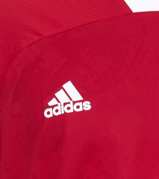 adidas Condivo 20 Kurzarm Trikot Herren Jersey Fu&szlig;ball-Shirt mit AeroReady FT7257 Rot/Wei&szlig;