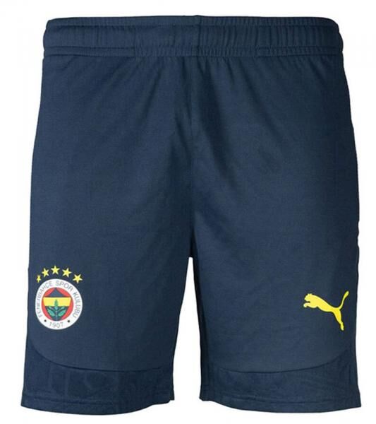 PUMA Fenerbahce Istanbul Trainingshose Herren Sport-Shorts Fu&szlig;ball Fan-Bermuda mit DryCell 778161 12 Blau