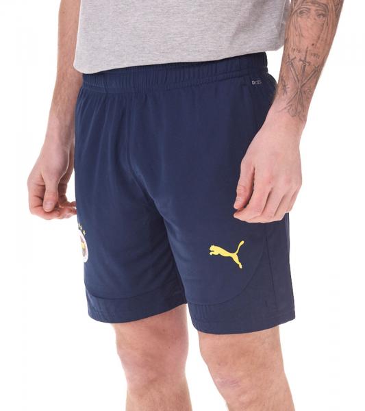 PUMA Fenerbahce Istanbul Trainingshose Herren Sport-Shorts Fu&szlig;ball Fan-Bermuda mit DryCell 778161 12 Blau