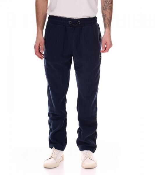 MAUI SPORTS Herren Fleece-Hose Freizeit-Jogger Homewear Oeko-Tex 100 zertifiziert 9087474 Blau