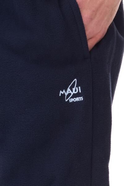 MAUI SPORTS Herren Fleece-Hose Freizeit-Jogger Homewear Oeko-Tex 100 zertifiziert 9087474 Blau