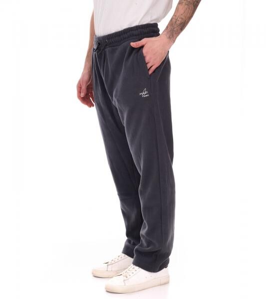 MAUI SPORTS Herren Fleece-Hose Freizeit-Jogger Homewear Oeko-Tex 100 zertifiziert 9087474 Grau