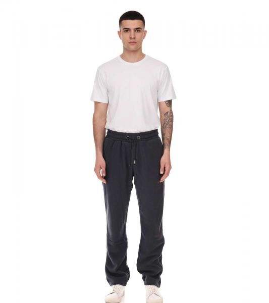 MAUI SPORTS Herren Fleece-Hose Freizeit-Jogger Homewear Oeko-Tex 100 zertifiziert 9087474 Grau