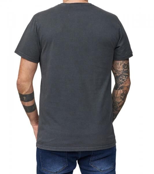 RE:COVERED X Jurassic Park T-Shirt Herren Rundhals-Shirt mit &lrm;&lrm;"Raptors on Tour 1993"-Print Baumwoll-Shirt MMUNV1946 Grau
