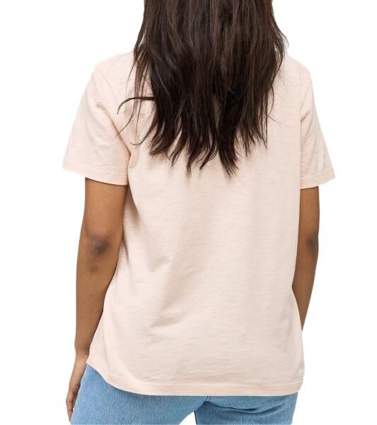 RE:COVERED X Disney Damen T-Shirt mit Mickey Mouse Hug Print Baumwoll-Shirt Rundhals-Shirt MMDIS2579 Rosa
